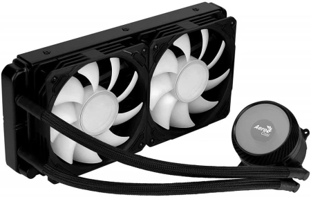 Система водяного охлаждения Aerocool Mirage L240 Black ARGB Soc-AM5/AM4/1151/1200/2066/1700 4-pin 20