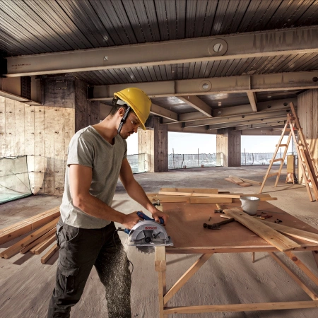 Циркулярная пила (дисковая) Bosch GKS 140 1400Вт (ручная) D диска.:184мм (06016B3020)