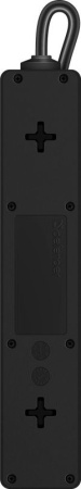 Сетевой фильтр Defender ES 5м (5 розеток) черный (коробка)