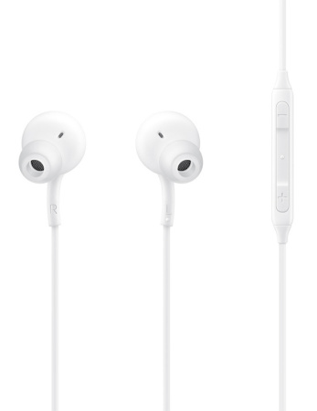 Гарнитура вкладыши Samsung EO-IC100 1.2м белый проводные в ушной раковине (EO-IC100BWEGRU)