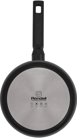Сковорода Rondell Basaltica RDA-1840 круглая 24см покрытие: TriTitanPRO ручка несъемная (без крышки) черный