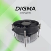 Устройство охлаждения(кулер) Digma D-CPC110-PWM3 92x92x25mm Soc-1200/1150/1151/1155 черный 4-pin 25dB Al+Cu 110W 350gr Ret