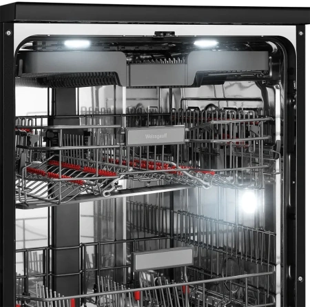 Посудомоечная машина Weissgauff DW 6140 черный/серебристый (полноразмерная) инвертер