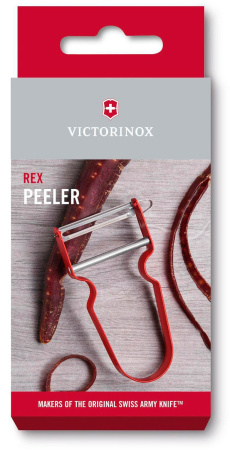 Овощечистка для овощей и фруктов Victorinox Rex красный карт.кор. (6.0900.1)