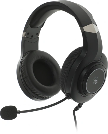 Наушники с микрофоном A4Tech Bloody G220 черный 2м мониторные оголовье (G220 AUX3.5-4PIN + USB)