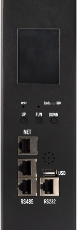 Блок распределения питания Powercom PDU-32AVMS24-18C3-6C9-3P верт.размещ. 18xC13 6xC19 с сетевым мониторингом 3x32A EN 60309 2м