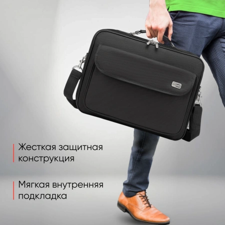 Сумка для ноутбука 15.4" PC Pet 600D черный синтетика (PCP-A2015BK)