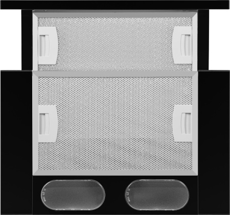 Вытяжка встраиваемая Weissgauff TEL 450 EB черный управление: кнопочное (1 мотор)