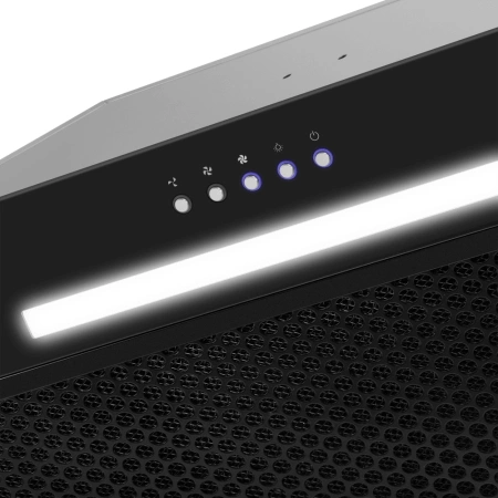 Вытяжка встраиваемая Maunfeld Trapeze 603EM черный управление: кнопочное (1 мотор)