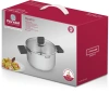 Кастрюля Rondell Quadro RDS-1596 3.1л. d=20см (с крышкой) стальной