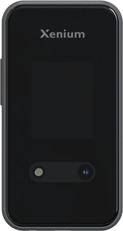 Мобильный телефон Xenium X680 темно-серый раскладной 2Sim 2.8" 240x320 Nucleus 0.3Mpix GSM900/1800 MP3 FM microSD max32Gb