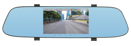 Видеорегистратор Digma FreeDrive 404 MIRROR DUAL черный 2Mpix 1080x1920 1080p 170гр. GP6248