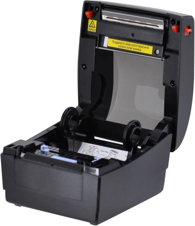 Термопринтер Mertech DT80 ZEMA (4647) 203dpi 180мм/с/USB/Eth для печ.накл. черный/оранжевый