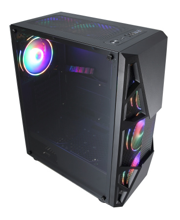 Корпус Formula CL-3303B RGB черный без БП ATX 6x120mm 2xUSB2.0 1xUSB3.0 audio bott PSU