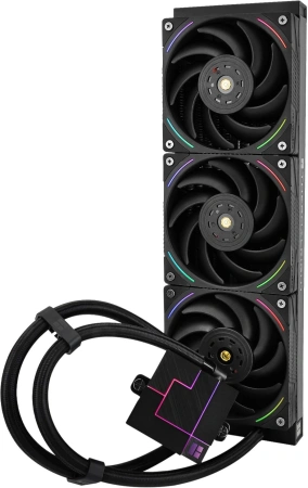 Система водяного охлаждения Thermalright Core Matrix 360 ARGB Soc-AM5/AM4/1151/1200/2066/1700 черный 4-pin 27dB Al Ret (C-MATRIX-360-BL)