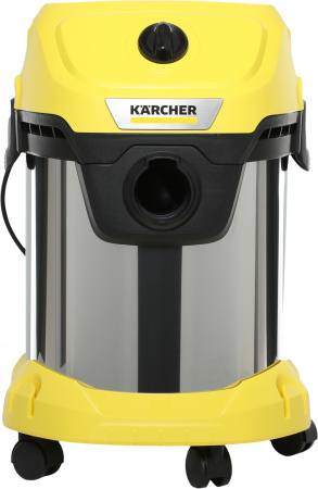 Строительный пылесос Karcher WD 3 S V-17/4/20 1000Вт (уборка: сухая/сбор воды) желтый