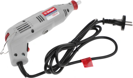 Гравер Зубр ЗГ-130ЭК H176 130Вт насадок:169 кейс