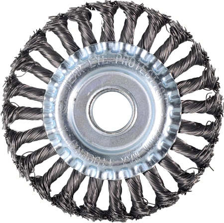 Щетка дисковая по мет. Вихрь 73/1/3/46 d=125мм d(посад.)=22.2мм (угловые шлифмашины) (упак.:1шт)