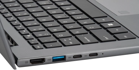 Ноутбук IRU Planio 14INPR N-series N100 16Gb SSD512Gb Intel UHD Graphics 14" IPS FHD (1920x1080) Free DOS grey WiFi BT Cam 5000mAh (2078487)