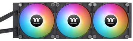 Система водяного охлаждения Thermaltake TH360 V2 Ultra ARGB Soc-AM5/AM4/1200/1700/1851 черный 4-pin 25.8dB Al+Cu LCD Ret (CL-W384-PL12SW-A)