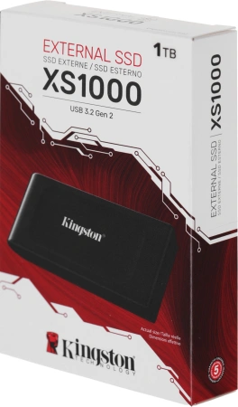 Накопитель SSD Kingston USB-C 1TB SXS1000/1000G XS1000 1.8" черный