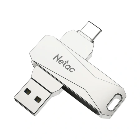 Флеш Диск Netac 32Gb U782C NT03U782C-032G-30PN USB3.0 серебристый