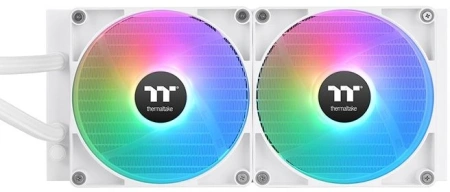 Система водяного охлаждения Thermaltake TH280 V2 Snow ARGB Soc-AM5/AM4/1200/1700/1851 белый 4-pin 34.7dB Al+Cu Ret (CL-W377-PL14SW-A)