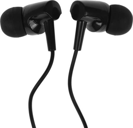 Гарнитура вкладыши Hoco M112 1.2м черный проводные