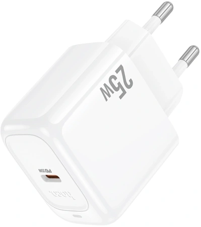 Сетевое зар./устр. Hoco CS53A Surplus 25W 3A (PD) USB Type-C универсальное белый (31488)