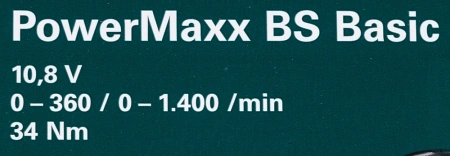 Дрель-шуруповерт Metabo PowerMaxx BS Basic аккум. патрон:быстрозажимной (кейс в комплекте) (600080500)