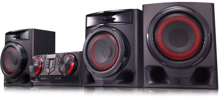Минисистема LG XBOOM CJ45 черный 720Вт CD CDRW FM USB BT