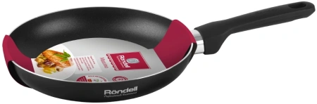 Сковорода Rondell Massimo RDA-1401 круглая 20см покрытие: Xylan Plus ручка несъемная (без крышки) черный