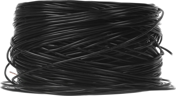 Кабель информационный Lanmaster TWT-5EFTP2-OUT кат.5E F/UTP 2X2X24AWG PE внешний 305м черный