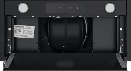 Вытяжка встраиваемая Maunfeld Fantasy Light 60 черный управление: сенсорное (1 мотор)