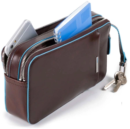 Клатч мужской Piquadro Blue Square AC4221B2/MO коричневый натур.кожа