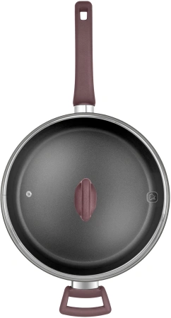 Сотейник Rondell Fest RDA-1526 d=28см (с крышкой) черный