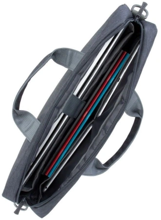 Сумка для ноутбука 15.6" Riva 7532 dark grey темно-серый полиэстер