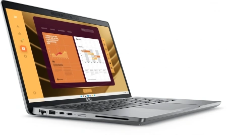 Ноутбук Dell Latitude 5450 Core Ultra 5 125U 8Gb SSD512Gb Intel Graphics 14" WVA FHD (1920x1080) Linux grey WiFi BT Cam (5450-5280)