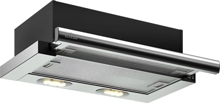 Вытяжка встраиваемая Elikor Интегра 60Н-400-В2Л нержавеющая сталь/нержавеющая сталь управление: кнопочное (1 мотор)