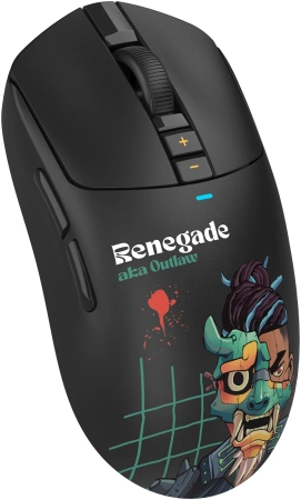 Мышь A4Tech Bloody R72 Ultra Duo черный/рисунок оптическая 20000dpi беспров. USB/USB-C 6but (R72 ULTRA DUO RENEGADEMIDNIGHT)