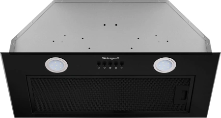 Вытяжка встраиваемая Weissgauff Dubhe 60 PB BL черный управление: кнопочное (1 мотор)