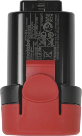 Батарея аккумуляторная Metabo PowerMaxx BS 12В 2Ач Li-Ion (625438000)