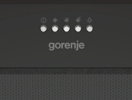 Вытяжка встраиваемая Gorenje BHI626E6B черный управление: кнопочное (1 мотор)