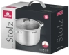 Кастрюля Rondell Stolz RDS-1753 3.2л. d=20см (с крышкой) стальной