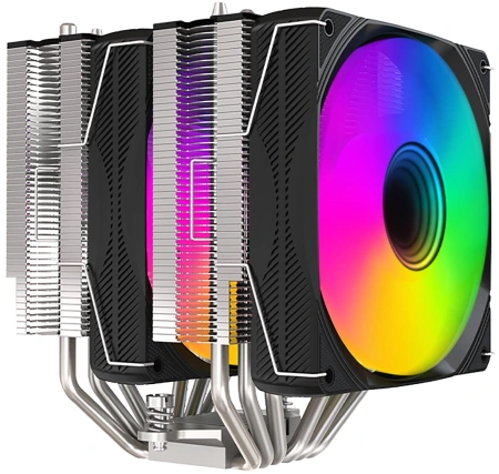 Устройство охлаждения(кулер) GMNG GG-CPC250-ARGB1 ARGB 120x120x25mm Soc-AM5/AM4/1151/1200/2066/1700 черный 4-pin 22-32dB Al+Cu 250W 945gr Ret (GG-CPC250-ARGB1-BK)