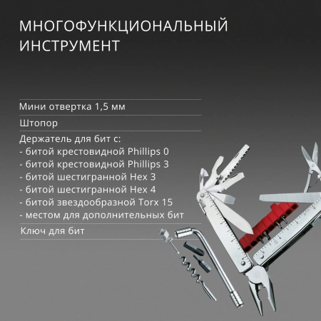 Мультитул Victorinox SwissTool X Plus (3.0338.L) 115мм 39функц. серебристый карт.коробка