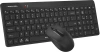 Клавиатура + мышь A4Tech Fstyler FG2300 Air2 клав:черный мышь:черный USB беспроводная slim (FG2300 A