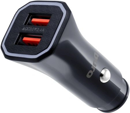 Автомобильное зар./устр. Buro BUCG1 15.5W 3.1A 2xUSB универсальное черный (BUCG15S200BK)
