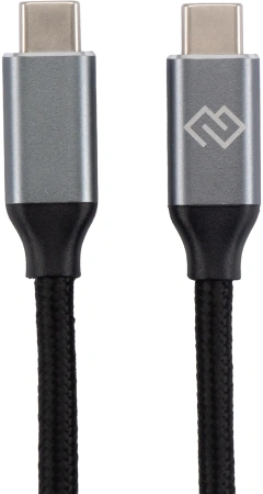 Кабель Digma D-Type-C-USB3.2-2m D-TYPE-C-USB3.2-100W-4K-2M 2м черный