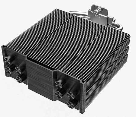 Устройство охлаждения(кулер) ID-Cooling SE-214-XT DF ARGB Soc-AM5/AM4/1200/1700/1851 черный 4-pin 31.5dB Al+Cu 180W 560gr Ret